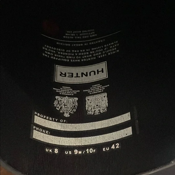 Hunter Tall Black Rain Boots - Picture 5 of 15